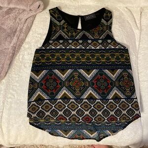 Astr the label High low boho tank. S or M fit.